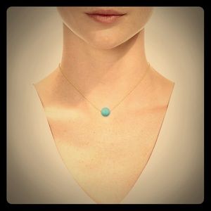 NWT Gorjana Newport turquoise Adjustable Necklace